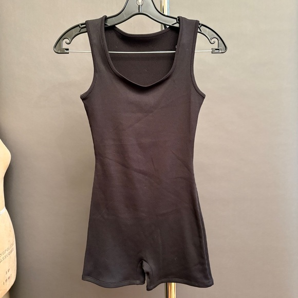 Wild Fable Ribbed Black romper - Picture 2 of 3